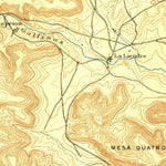 United States Geological Survey Bernal, NM (1891, 125000-Scale) digital map