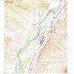 United States Geological Survey Bernalillo, NM (1954, 24000-Scale) digital map