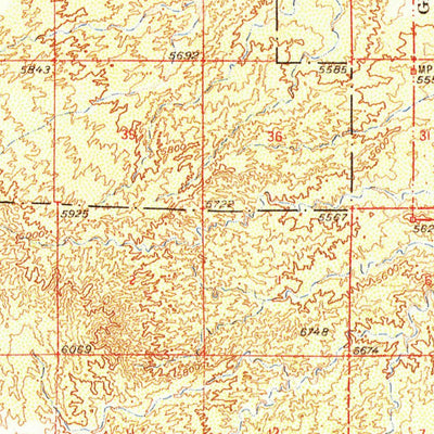 United States Geological Survey Bernalillo, NM (1954, 62500-Scale) digital map