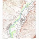 United States Geological Survey Bernalillo, NM (1990, 24000-Scale) digital map