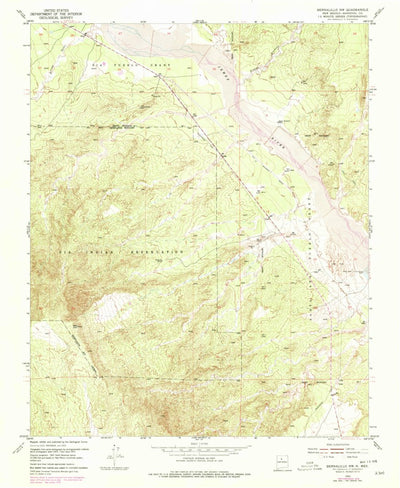 United States Geological Survey Bernalillo NW, NM (1953, 24000-Scale) digital map
