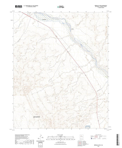 United States Geological Survey Bernalillo NW, NM (2023, 24000-Scale) digital map