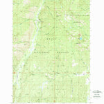 United States Geological Survey Bernard Mountain, ID (1988, 24000-Scale) digital map