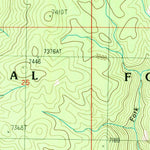 United States Geological Survey Bernard Mountain, ID (1988, 24000-Scale) digital map