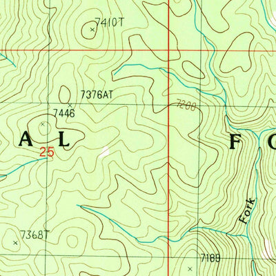 United States Geological Survey Bernard Mountain, ID (1988, 24000-Scale) digital map