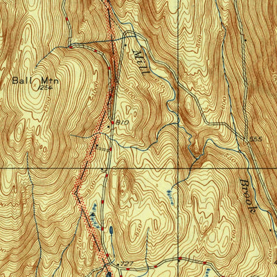United States Geological Survey Bernardston, MA-VT (1946, 31680-Scale) digital map