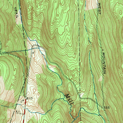 United States Geological Survey Bernardston, MA-VT (1961, 24000-Scale) digital map