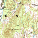 United States Geological Survey Bernardston, MA-VT (1990, 25000-Scale) digital map