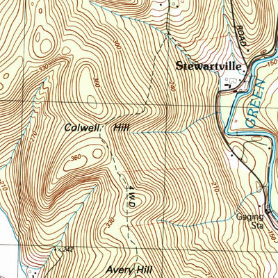 United States Geological Survey Bernardston, MA-VT (1998, 25000-Scale) digital map