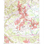 United States Geological Survey Bernardsville, NJ (1954, 24000-Scale) digital map