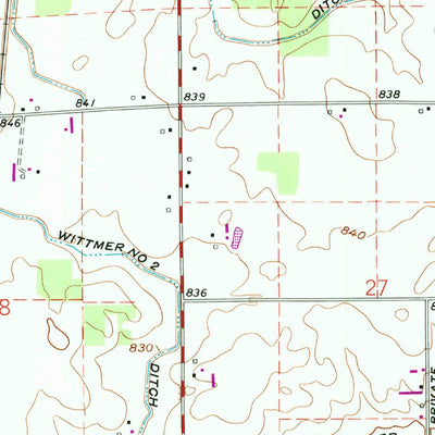 United States Geological Survey Berne, IN (1962, 24000-Scale) digital map