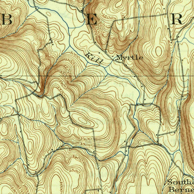 United States Geological Survey Berne, NY (1903, 62500-Scale) digital map