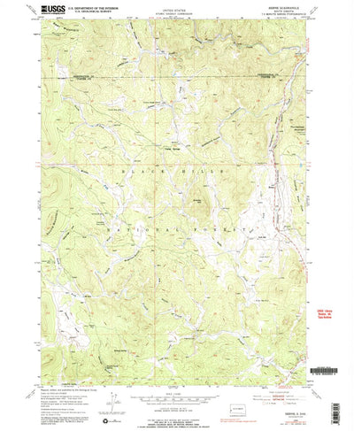 United States Geological Survey Berne, SD (1954, 24000-Scale) digital map