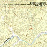 United States Geological Survey Berne, SD (1954, 24000-Scale) digital map
