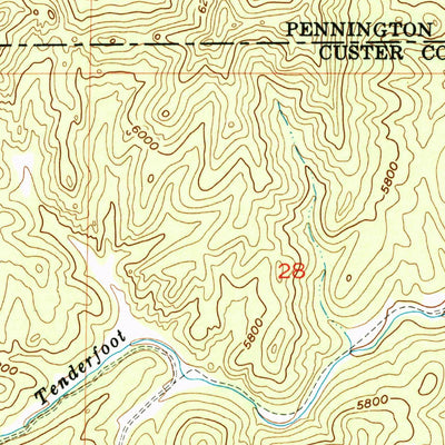 United States Geological Survey Berne, SD (1954, 24000-Scale) digital map