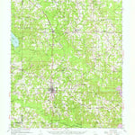 United States Geological Survey Bernice, LA (1951, 62500-Scale) digital map