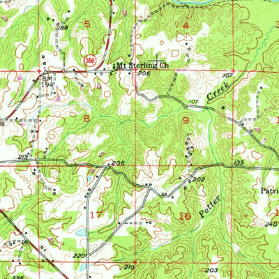 United States Geological Survey Bernice, LA (1951, 62500-Scale) digital map