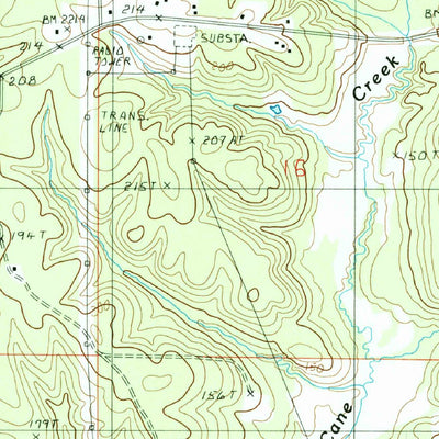 United States Geological Survey Bernice, LA (1985, 24000-Scale) digital map