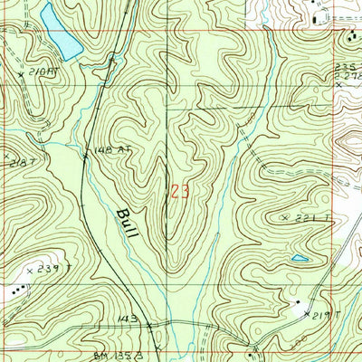 United States Geological Survey Bernice, LA (1985, 24000-Scale) digital map