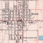 United States Geological Survey Bernie, MO (1978, 24000-Scale) digital map