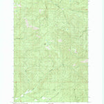 United States Geological Survey Bernier Creek, WA (1985, 24000-Scale) digital map