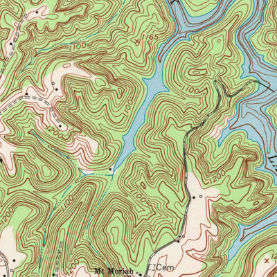 United States Geological Survey Bernstadt, KY (1969, 24000-Scale) digital map
