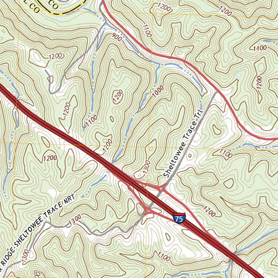 United States Geological Survey Bernstadt, KY (2022, 24000-Scale) digital map