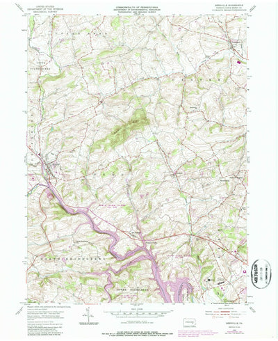 United States Geological Survey Bernville, PA (1955, 24000-Scale) digital map