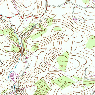 United States Geological Survey Bernville, PA (1955, 24000-Scale) digital map