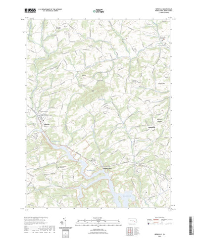 United States Geological Survey Bernville, PA (2023, 24000-Scale) digital map