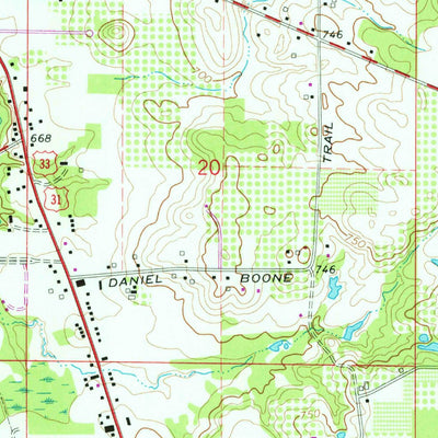 United States Geological Survey Berrien Springs, MI (1971, 24000-Scale) digital map