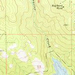 United States Geological Survey Berry Creek, CA (1970, 24000-Scale) digital map
