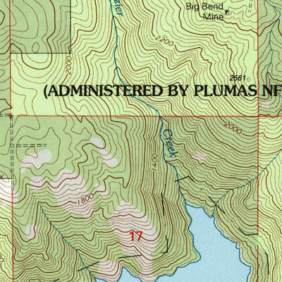 United States Geological Survey Berry Creek, CA (1994, 24000-Scale) digital map
