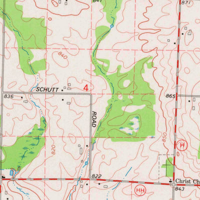 United States Geological Survey Berry Lake, WI (1974, 24000-Scale) digital map