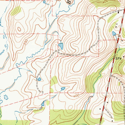 United States Geological Survey Berryhill Creek, TX (1973, 24000-Scale) digital map