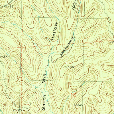 United States Geological Survey Berryman, MO (1978, 24000-Scale) digital map