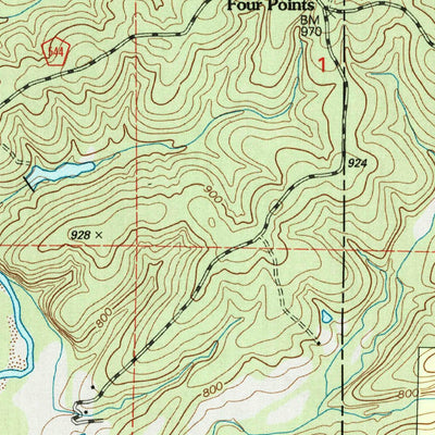 United States Geological Survey Berryman, MO (1999, 24000-Scale) digital map
