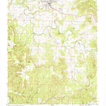 United States Geological Survey Berryville, AR (1972, 24000-Scale) digital map