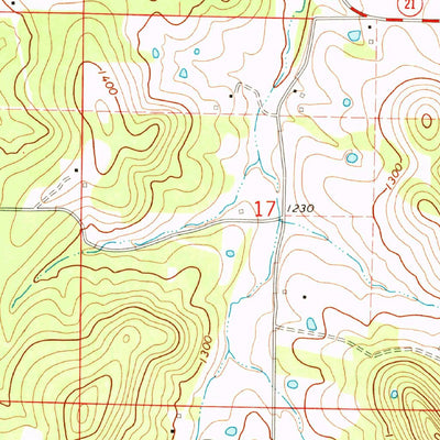 United States Geological Survey Berryville, AR (1972, 24000-Scale) digital map