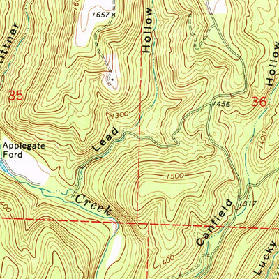United States Geological Survey Berryville, AR (1972, 24000-Scale) digital map