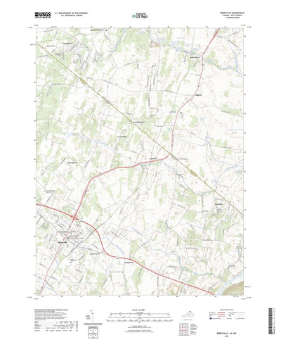 United States Geological Survey Berryville, VA (2022, 24000-Scale) digital map