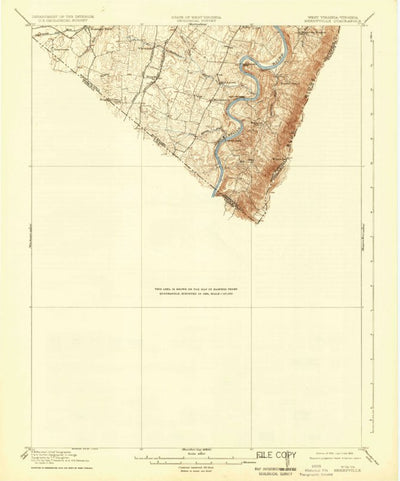 United States Geological Survey Berryville, VA-WV (1916, 62500-Scale) digital map