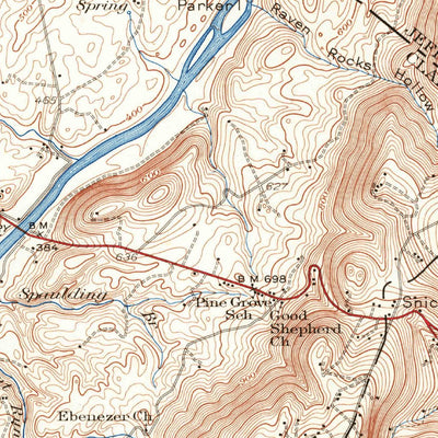 United States Geological Survey Berryville, VA-WV (1944, 62500-Scale) digital map