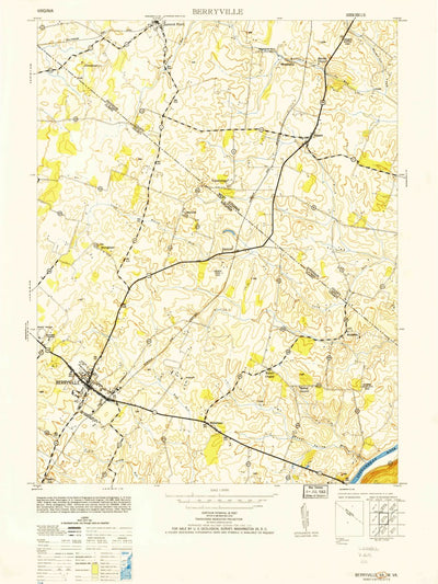 United States Geological Survey Berryville, VA-WV (1953, 24000-Scale) digital map