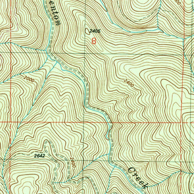 United States Geological Survey Bertha Hill, ID (1981, 24000-Scale) digital map