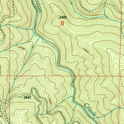 United States Geological Survey Bertha Hill, ID (1994, 24000-Scale) digital map
