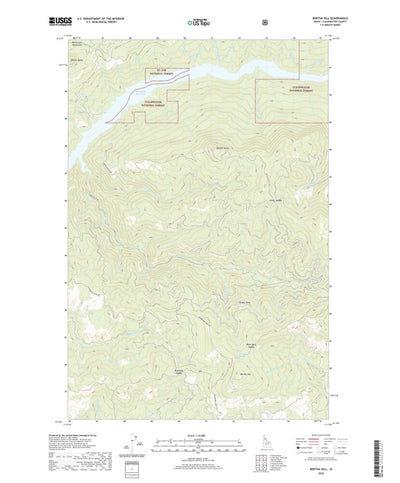 United States Geological Survey Bertha Hill, ID (2020, 24000-Scale) digital map