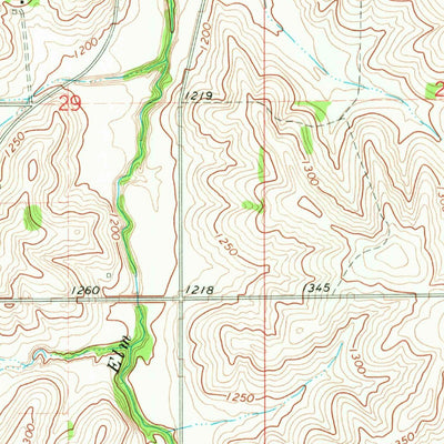 United States Geological Survey Bertha, NE (1970, 24000-Scale) digital map