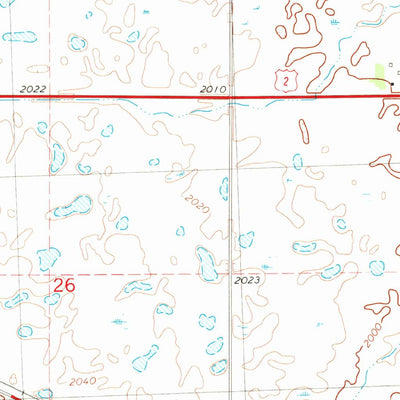 United States Geological Survey Berthold, ND (1980, 24000-Scale) digital map