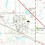 United States Geological Survey Berthold, ND (1980, 24000-Scale) digital map